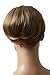 CAISHA Bun Hair Piece Braid Ponytail Bun Hepburn Bun Scrunchie Updos Brown Blonde Mix HD11