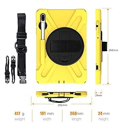 KIQ Case for Galaxy Tab S6 10.5 T860, Heavy Duty