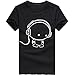 Mens Shirt,Haoricu 2017 Clearance Fashion Men Boy Cotton Summer Short Sleeve T Shirt (M, Black)