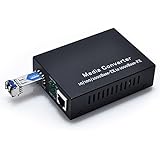 CableRack Gigabit Media Converter for LC Singlemode Fiber