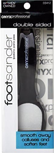 Double Sided Smoothing Foot File By Onyx - Exfoliates, Smooths &amp; Removes Calluses.