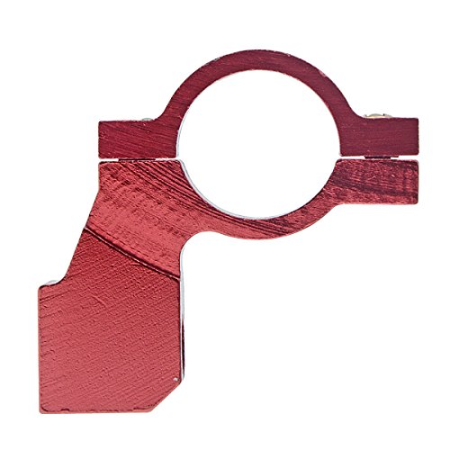 Motorcycle Mirror Brackets Adapter Aluminum 2cm/0.8'' Rear View Handlebar Mirror Mount Clamp Holder Clip Bicycle Mountain Bike Red