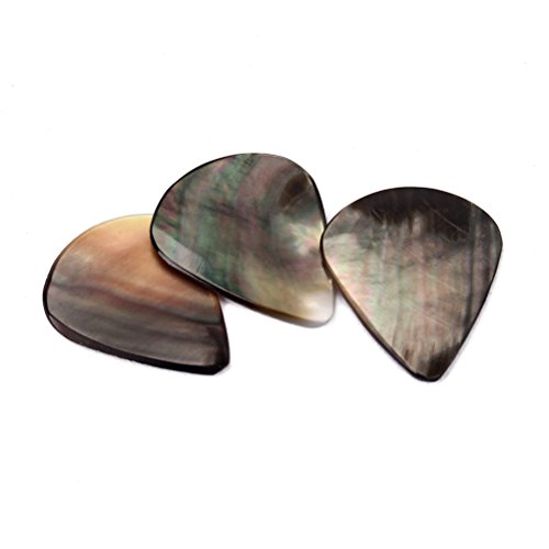 ULTNICE 3Pcs Guitar Picks Plectrums Shell Tones Guitar Pick for Ukulele Guitar