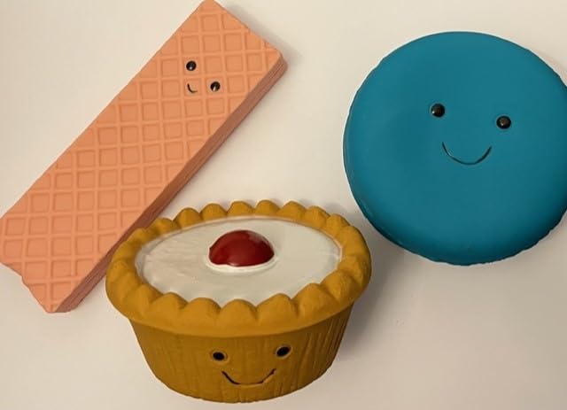 Surrey Feed Latex Dog Toys Variety Pack - Biscuits and Cakes