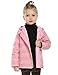 Arshiner Girls Baby Waterproof Rain Coat Jacket Outwear Trench With Hooded
