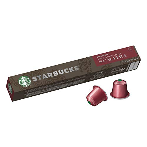 Starbucks - Sumatra Dark Roast Espresso-Kaffeekapseln - Kompatibel mit Nespresso- 10 Einheiten von 5,5 Gramm. – Bild 4