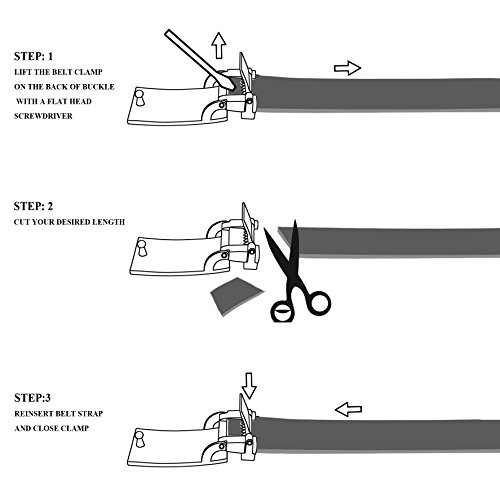 Falari Men's Dress Belt Jeans Belt Genuine Leather 9026-BLUE-XL44