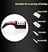LPVLUX Kitchen Knife Sharpener - Stainless Steel 3-Stage Chef Knife Sharpening Tool With V-Slots For Shaping, Repairing & Polishing Blades - For Straight & Serrated Knives - Non-Slip Grip Base