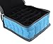 pureGLO Essential Oil Case to Protect Your Precious Oils - Holds 30 Bottles (5ml, 10ml & 17ml) - Perfect for Travel or Storage (Blue)
