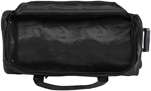 Perry Ellis Men's Extra Large 35" Rolling Duffel Bag-A335, Black/Grey, One Size 9 Perry Ellis Men's Extra Large 35" Rolling Duffel Bag-A335, Black/Grey, One Size