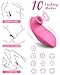 BOMBEX Clitoral Sucking Vibrator - Clit Sucker with 10 Frequencies| Waterproof Rechargeable Nipple Stimulator| Oral Sex Simulator Sex Toy for Women