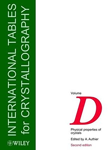 International Tables for Crystallography, Physical Properties of Crystals (IUCr Series. International Tables of Crystallography)