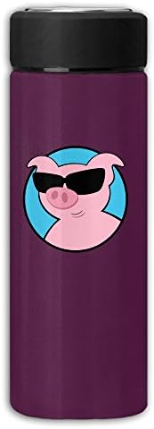 Pig Stainless Steel Non-toxic 350ml \r\nYoga Vacuum Cup Water Bottle