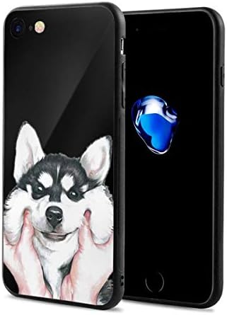 Pinch Huskies Face PC Protective iPhone 7/8 Case Soft Silicone Rubber Case