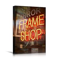 Canvas Wall Art Light Quotes Bedroom Industrial Inspirational Modern Art Multicolor Neon Photography Quotes Urban - 12x18 inches