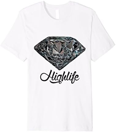 Mens HighLife Diamond T-Shirt XL White