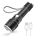 Onforu 1200LM Rechargeable LED Flashlight, CREE LED, 6000mAh Battery 16 Hours Runtime, Super Bright LED Torch, IP65 Water-Resistant, 4 Modes for Camping and Hiking, USB Cable Included
