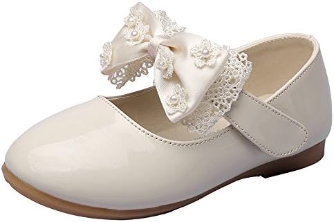 Chiximaxu Girls PU Fashion Dress Flat