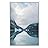 signwin Framed Canvas Mountain Lake View Global Landscape Mountain Multicolor Photography Relax/Calm - 16x24 inches