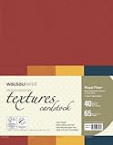 Neenah Creative Collection Textures Specialty Cardstock, 8.5 X 11 Inches, Royal Fiber Assorted, 40 Count (46013)