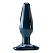 Doc Johnson Pretty Ends - Butt Plug - Medium - 5.6 in. Long and 1.6 in. Wide - Great for Beginners and Intermediate - Sturdy Flared Base - Anal Toy - Midnight Blue