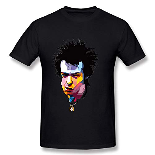 HFYOOL Sid Band Vicious Cotton Men's T-Shirts Short Sleeve Tees & Tops Clothing