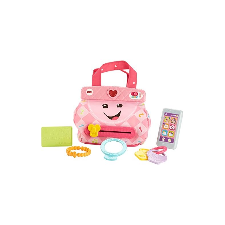 Fisher-Price Smart Purse Learning Toy with Lights Music and Smart Stages Educational Content for Babies and Toddlers…