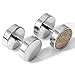 PiercingJ 12pcs 16G Stainless Steel Glitter Barbell Stud Earring Fake Cheater Piercing Ear Plug 00G (10MM) Gauge Look