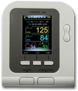 CONTEC08A Digital NIBP Ambulatory Blood Pressure Monitor with PC Software+Option SPO2 Probe (Pediatric Use+SPO2 Probe) by HUGECARE