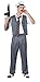 California Costumes Men's Mobster Costume, Black/White X-Large