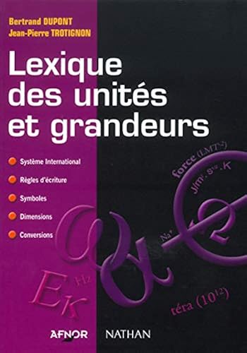 Download Lexique des unités et grandeurs PDF
