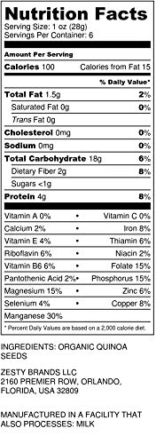 Awsum Snacks Organic Quinoa Star Puffs Cereal 6oz bag (6 bags) Gluten Free Puffed Quinoa Seeds Whole Foods Healthy Vegan Snacks Diabetic High Protein And Fiber Crunchy Chips No Sugar Snack