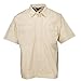5.11 Tactical Men's TDU Short Sleeve Polo Shirt, Breathable Fabric, Teflon Finish, TDU Khaki, L, Style 71339