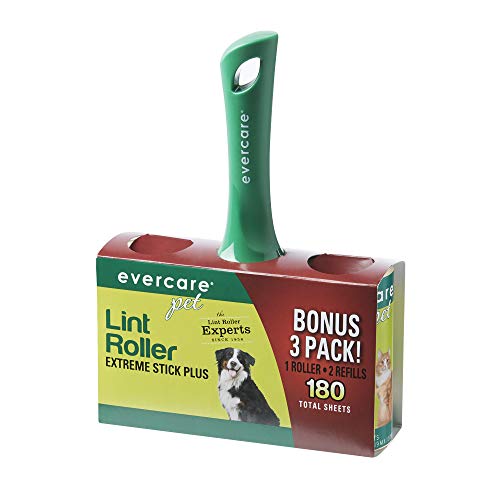 image for Evercare Pet Extreme Stick Plus Lint Roller Combo Pack, 180 Sheets (61
