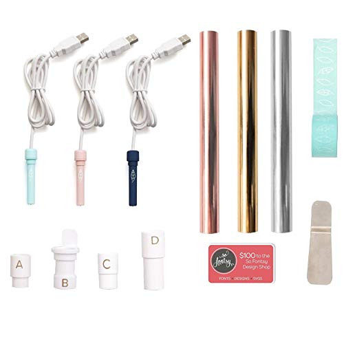 Foil Quill All-in-One Bundle, 3 Quill Sizes, Adapters, Foils, Tape, Design Card
