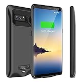 Galaxy Note 8 Battery Case, 5500mAh Slim Extend Battery Pack Charger Case, Rechargeable Portable Power Bank Charging Case for Samsung Galaxy Note 8-Black