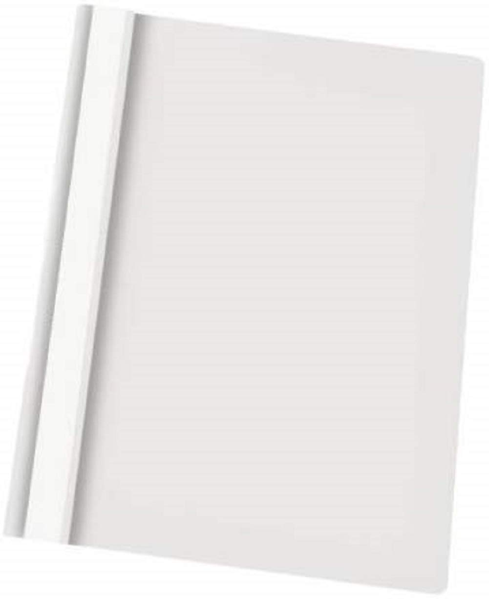 Esselte 28321 Plastic A4 Report File - White, Pack of 25