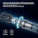 MOOSOO Handheld Vacuum 12KPa Cordless 1.1LB Ultra Lightweight 30 Minutes Mini Hand Vacuum Cleaner with Car Charger/Charging Dock