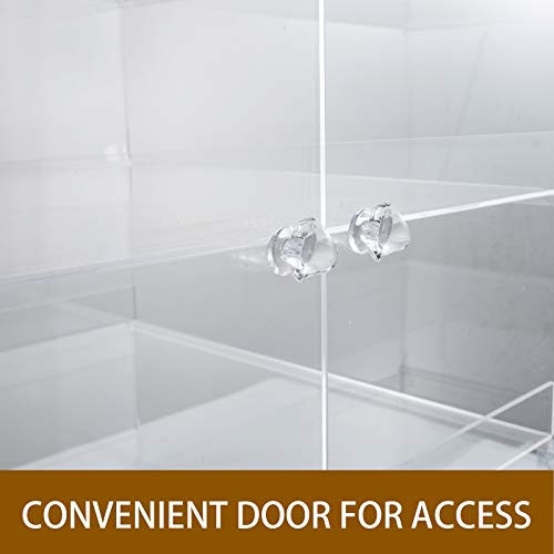 image for BestEquip Acrylic Display Case Clear Display Case 5Tier Retail Display