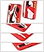 iPhone Shoe Case Chicago/White 1's Official 3D Print Textured Shock Absorbing Protective Sneaker Fashion Case (Red, iPhone 7+/8+)