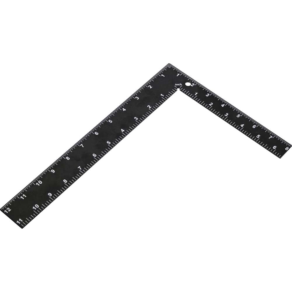 Faithfull CS300200 Black Steel Roofing Square 200 x 300mm (8 x 12in)
