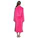 HEARTNICE Womens Fleece Robes, Soft Plush Long Bathrobe, Thick Kimono Robes for Womens, Warm House Coat (Rose, L/XL)