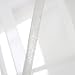 Deconovo White Sheer Curtains 84 Inch Length Grommet Voile Drape Curtains for Living Room 2 Panels 52x84 Inch