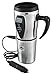 Tech Tools Heated Smart Travel Mug with Temperature Control - 16 ounce- 12V - Stainless Steel