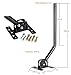 McDuory Adjustable Attic/Outdoor Antenna/Weather Station/Garden Mounting Pole Universal Wall Mounts/Brackets (1 inch Diameter), 16.5 inches Arm Length, Solid Structure, Weather Proof