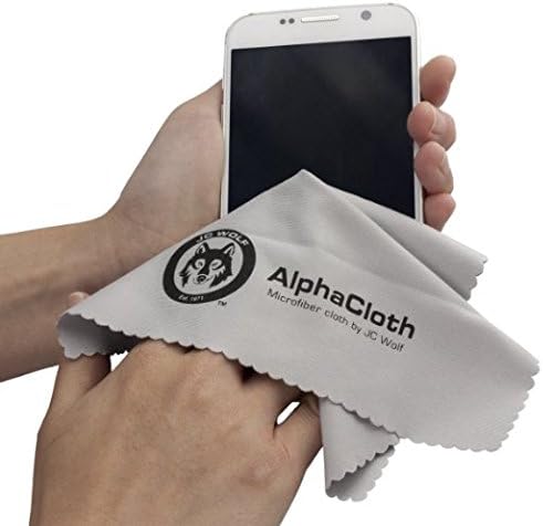 JC Wolf Alpha Microfiber Cleaning Cloths - For All LCD Screens, Tablets, Lenses, and Other Delicate Surfaces