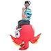 Spooktacular Creations Inflatable Ride an Octopus Air Blow-up Deluxe Halloween Costume - Adult Size