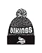 New Era NFL 2016 Black and White Sport Knit Beanie, One Size