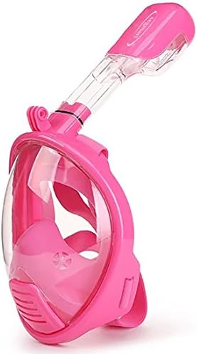 SEGMART 180° View Panoramic Snorkeling Mask Full Face - GoPro Compatible Snorkel Mask for Adults & Kids