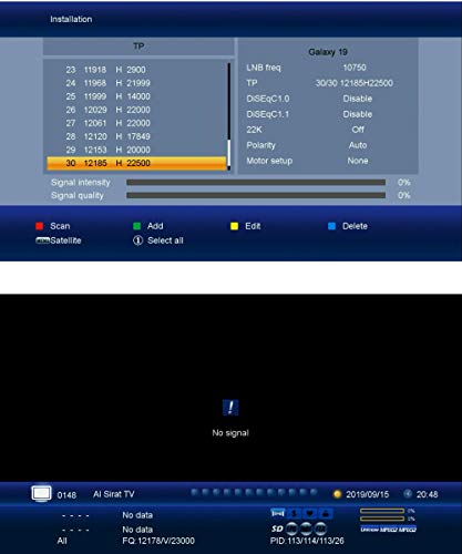 Koqit Free to Air DVB-S2X DVB-S2 FTA Satellite Receiver Galaxy 19 Clear TV Tuner Satellite TV Receiver Mini Digital Tv Box Sat Decoder USB WiFi YouTube Recording to USB Media Player
